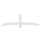 Ekena Millwork Bellingham Architectural Grade PVC Gable Bracket, 108"W x 31 1/2"H x 6"D x 6"F, 7/12 Pitch GBP108X32X0606BEL00 - alternate 5
